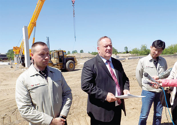 Припремни радови за изградњу нове фабрике: Чисте плац за Јуру 